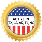 badge stating that Pinnacle is active in Texas, Louisiana, Arkansas, Florida, North Carolina